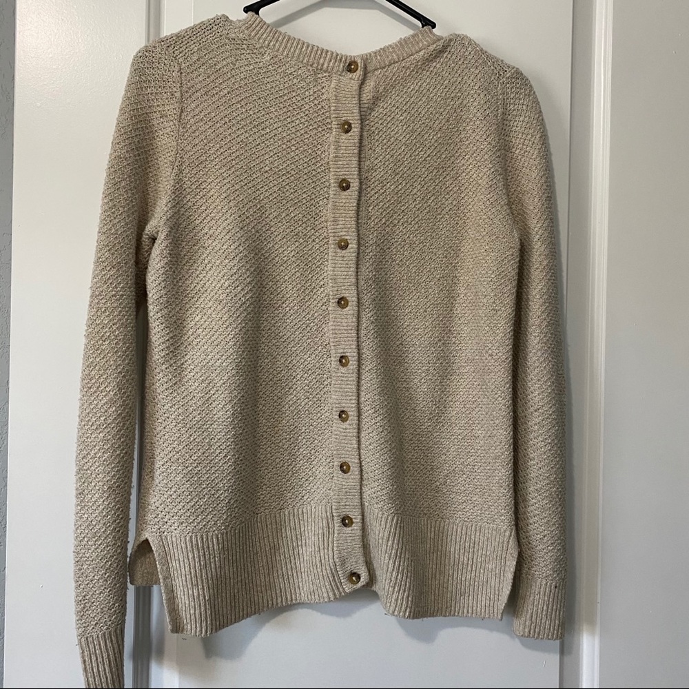 Madewell sweater with buttons down the back - Picture 8 of 10